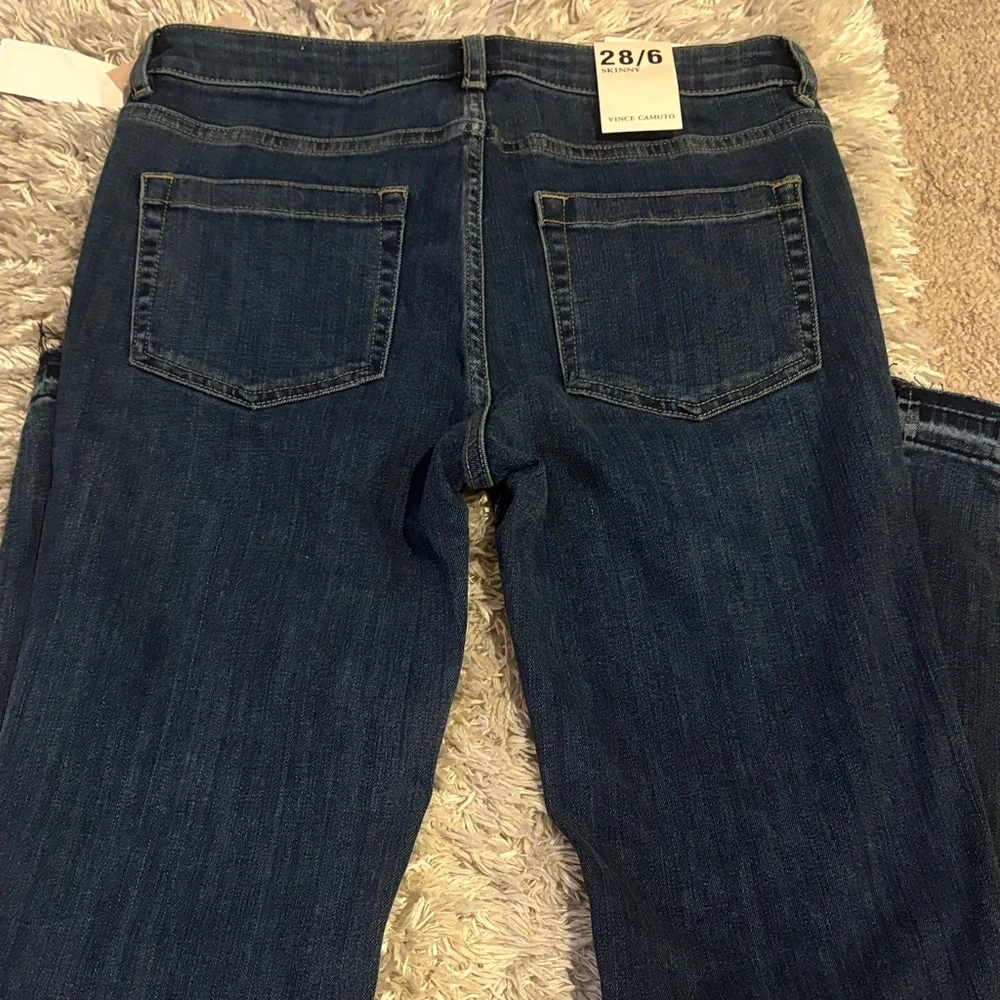 NWT Vince Camuto size 6 skinny jeans with detailed cuffs - Picture 7 of 9